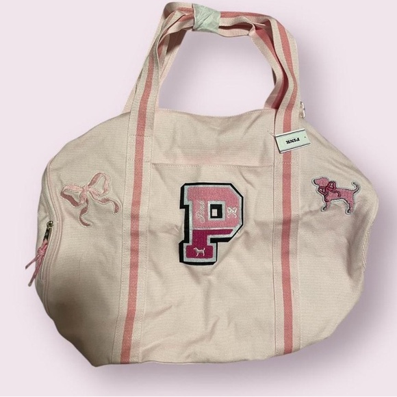 Pink x Love Shack Fancy Weekender Bag - Picture 6 of 6